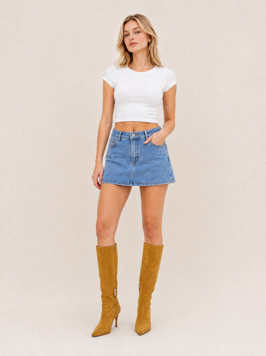 Loise Jean Skirt