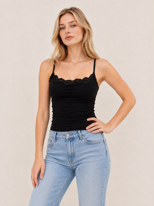 Sol Padded Lace Top